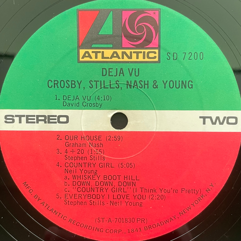 Crosby, Stills, Nash & Young ‎– Déjà Vu (США 1970г.)