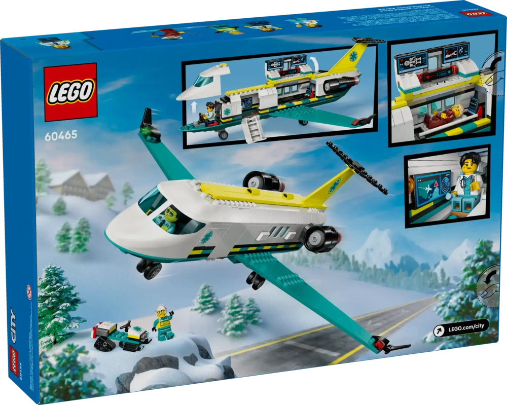 Конструктор LEGO City 60465 Самолет экстренной воздушной помощи