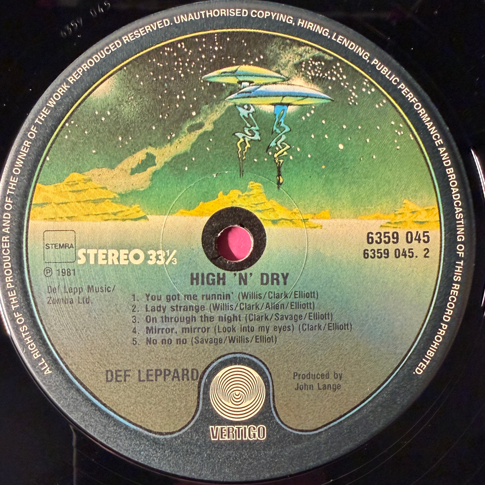 Def Leppard - High 'N' Dry (Голландия 1981г.)