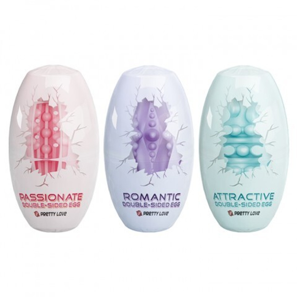 Набор двухсторонних мастурбаторов Fantastic Egg Hard Boiled Pretty Love, 15 шт.