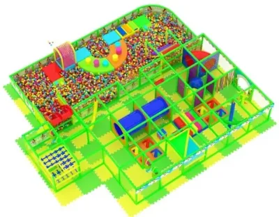 Игровой лабиринт «Тутти» 43м² (9,25*8*3м)