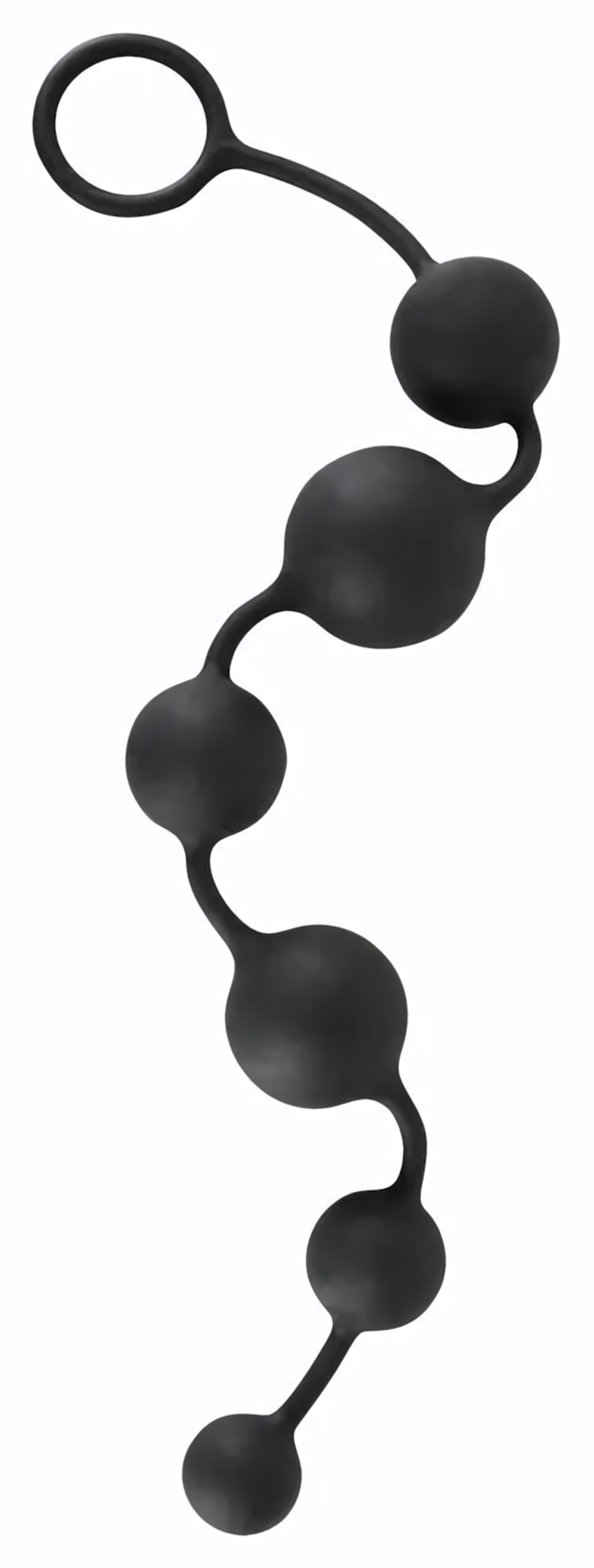 Анальная цепочка Black Velvets Anal Beads - 40 см. (Цвет: черный)