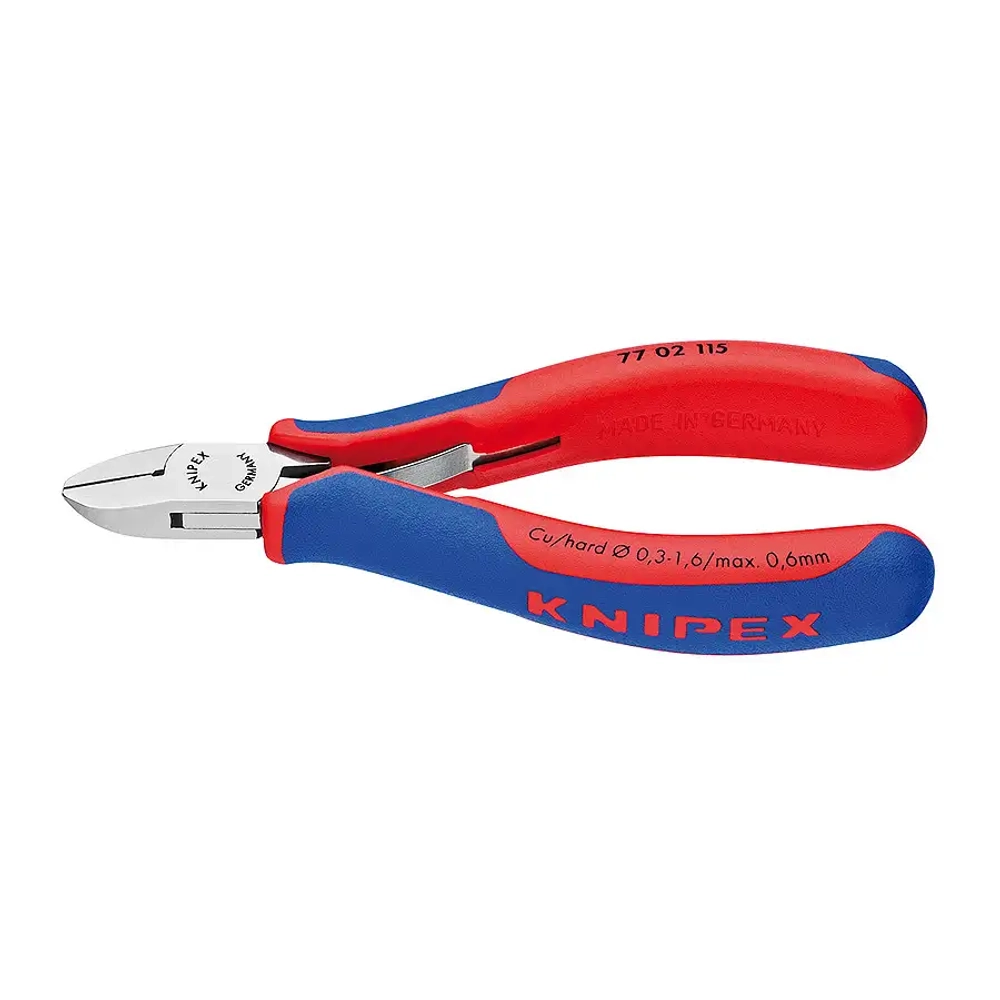 Кусачки боковые для электроники 115 мм Knipex 77 02 115 SB