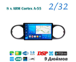 Topway TS18 2+32GB 8 ядер для Toyota Corolla Rumion 2007-2015