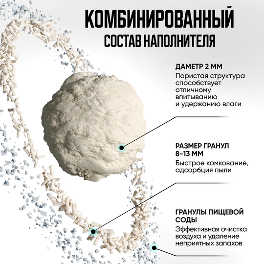 Наполнитель для кошачьего лотка комкующийся тофу натуральный Natural Plant Cat Litter