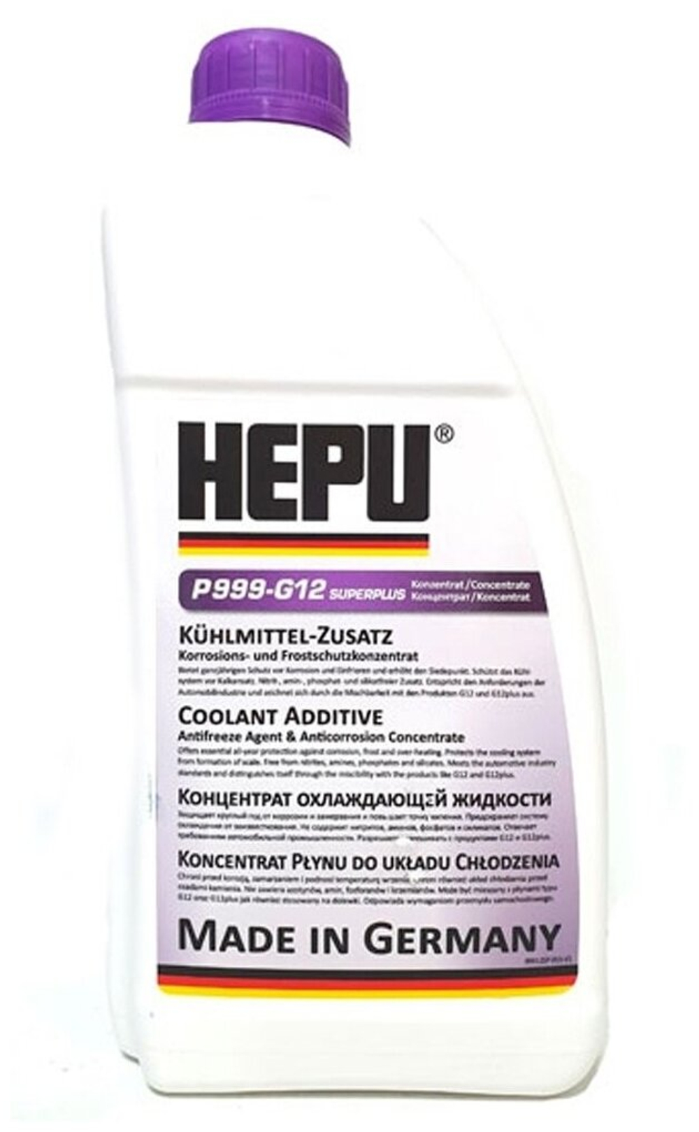 Антифриз HEPU Super Plus G12 концентрат -40 фиолетовый 1,5 л P999-G12SuperPlus