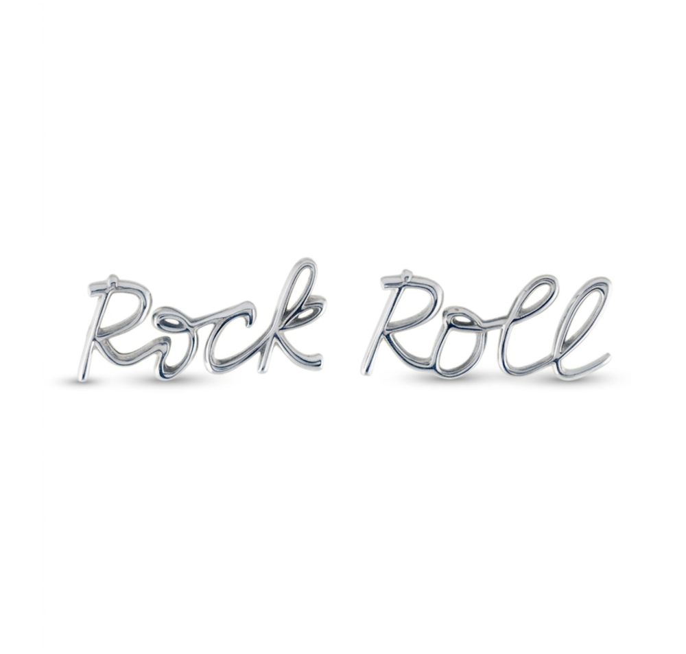 Серьги из серебра 925, Tiffany 💠 Rock & Roll grafiti - В наличии