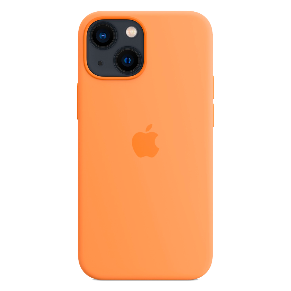 Силиконовый чехол с поддержкой MagSafe Apple Silicone Case для iPhone 13 mini, Marigold (Весенняя мимоза)
