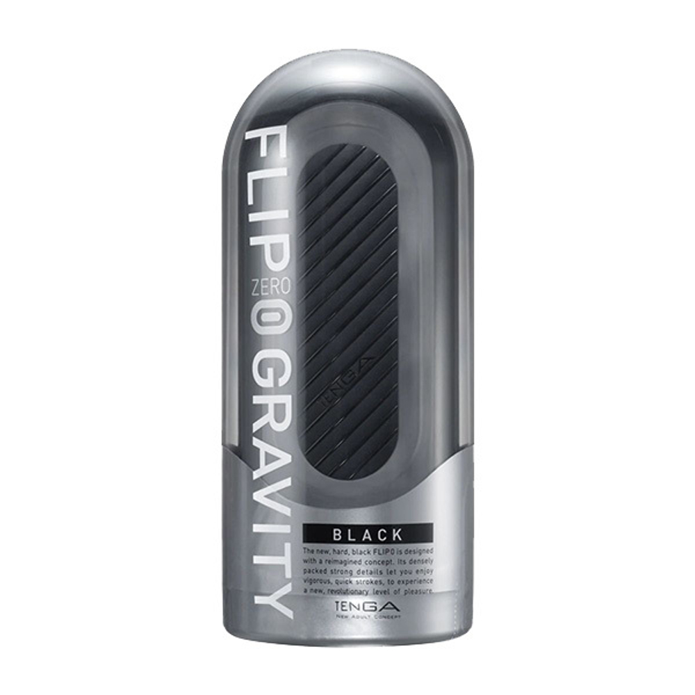 Черный мастурбатор 21см Tenga Flip Zero Gravity TFZ-005