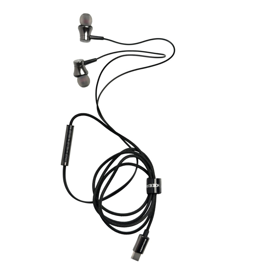 Наушники с микрофоном Keephone HIFI KP-WE001 Type-C черные