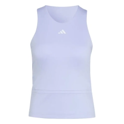 Топ теннисный Adidas Climacool Mid-Length Y-Tank - violet tone/white