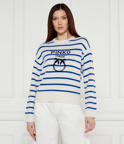 Шерстяной свитер NEW BURGOS Pinko - белый(104679 A2EV)