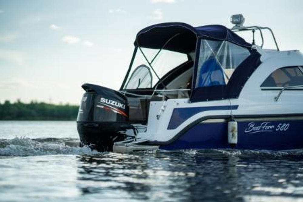 Алюминиевый катер Bossforr (Босфор) 580 HT синий