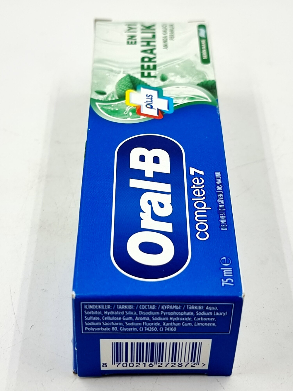 Зубная паста Оrаl-В Complete 7 Ultimate FRESH Максимальная Свежесть 75 мл (Германия)