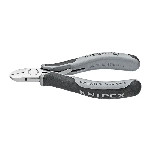 Кусачки боковые для электроники антистатические 115 мм Knipex 77 02 115 ESD