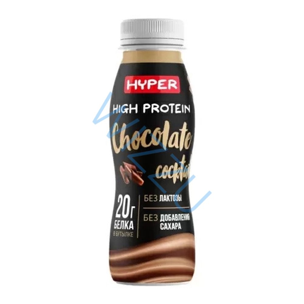 Коктейль протеиновый HYPER со вкусом Шоколада 0,5% 250гр