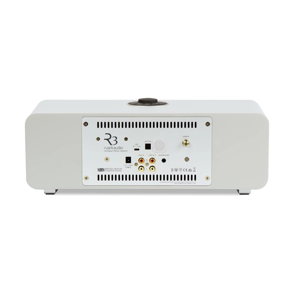 Ruark R3S Soft Grey — комбинированная стереосистема с CD, радио и стримингом