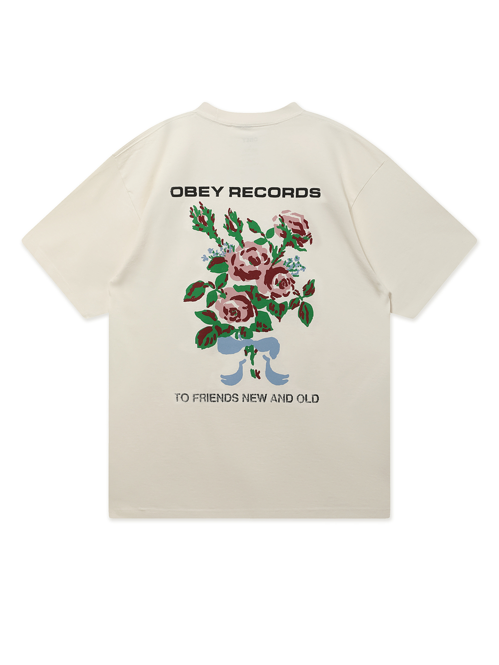Мужская Футболка Obey To New Friends And Old