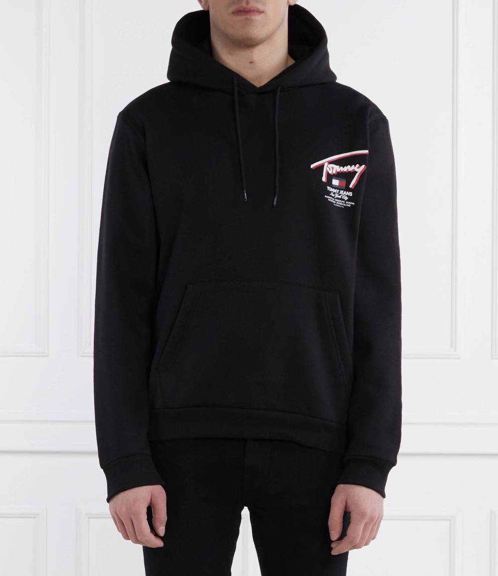 Худи 3D STREET Tommy Jeans - черный(DM0DM18647)