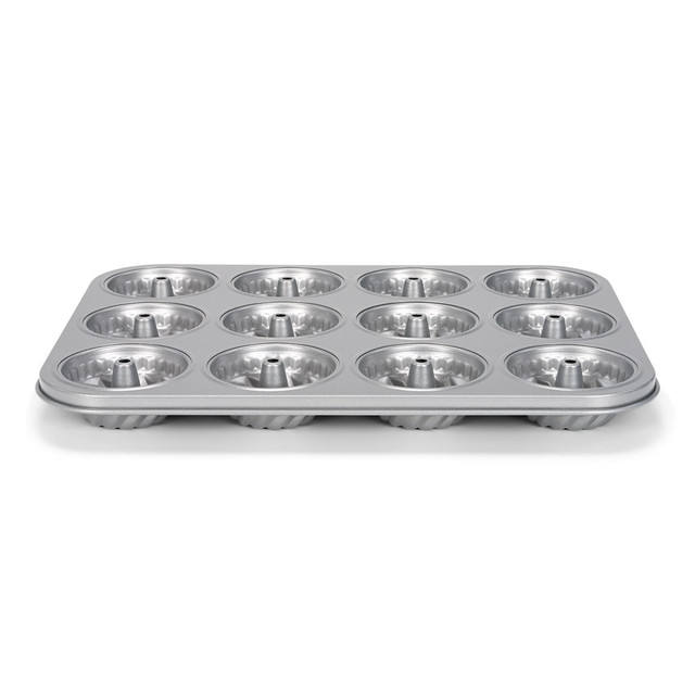 Форма на 12 кексов "Кугельхопф" Patisse Silver 35х24х3 см