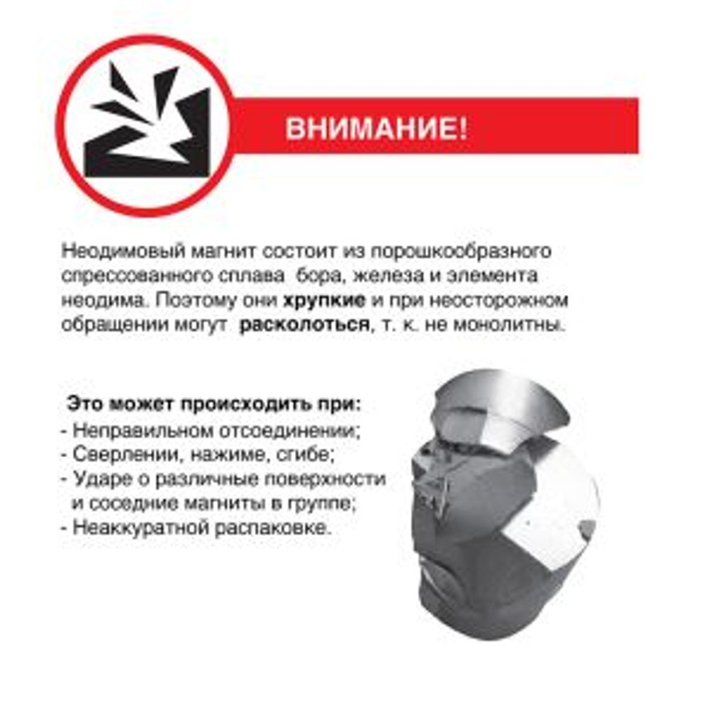 Неодимовый магнит диск 5х2мм, сцепление 0,32кг (44 шт/уп) REXANT