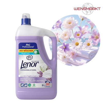 Кондиционер для белья Lenor Professional Lavender & Lily of the Valley Breeze 5 л, Франция