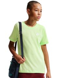 Детская теннисная футболка Nike Boys Sportswear - light liquid lime