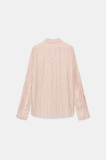 РУБАШКА В ПОЛОСКУ С ШЕЛКОМ — ZW COLLECTION — ZARA