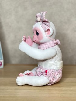 Игрушка мягконабивная 35см АниРеал Обезьянка (60170)