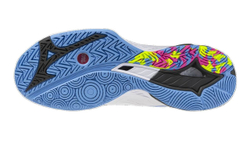 Мужские кроссовки для бадминтона/сквоша Mizuno Wave Fang 2 - white/pink tetra/all abroad