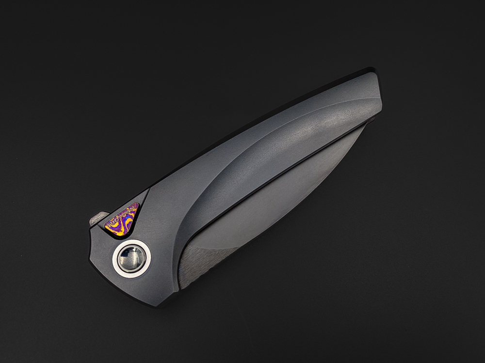 Складной нож Abel Tmax black DLC timascus
