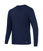 Футболка баскетбольная с длинным рукавом DIVISION PerFormDRY Pre-Match Longsleeve Jersey, темно-синий