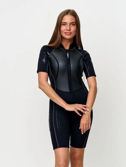 Гидрокостюм Sargan Black Queen shorty lady черный 3 мм