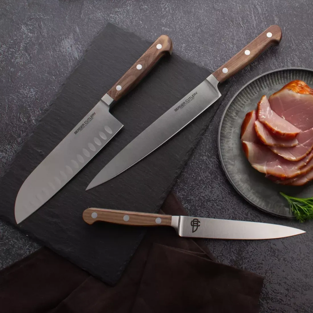 Нож универсальный 16см Berger Cutlery Classic Walnut