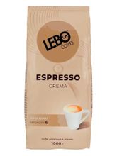 Кофе в зернах Lebo Espresso Crema 1 кг x 2 шт