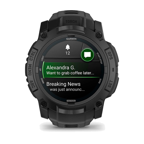 Умные часы Garmin Instinct 3, 50mm, Amoled Tactical Black (010-03020-50)
