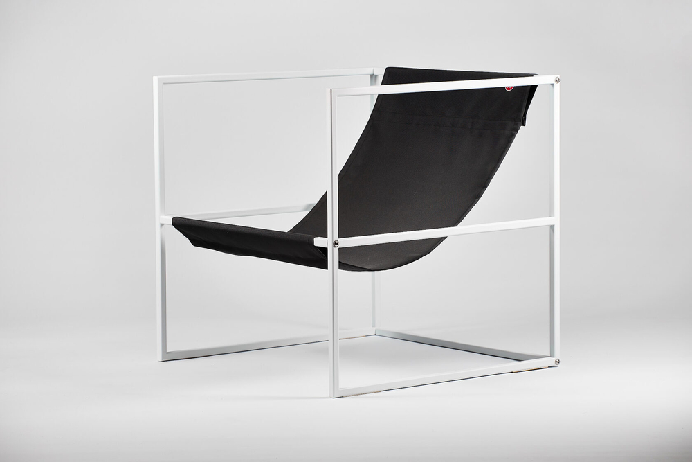 Уличное кресло TESS Outdoor Chair white / anthracite textile (Up!Flame)