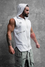 Безрукавка BODY ENGINEERS Atlantis Sleeveless Hoodie White