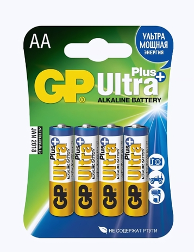 Элемент питания GP LR6 ULTRA+ BL/4 G-Tech (комплект 4 шт)