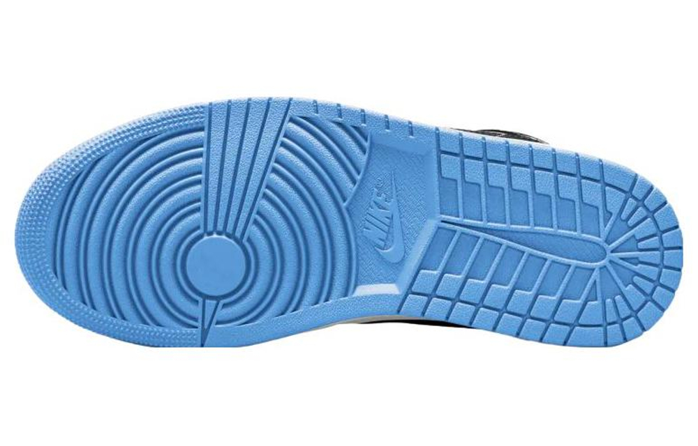 Air Jordan 1 Mid 'University Blue Black White' Women's