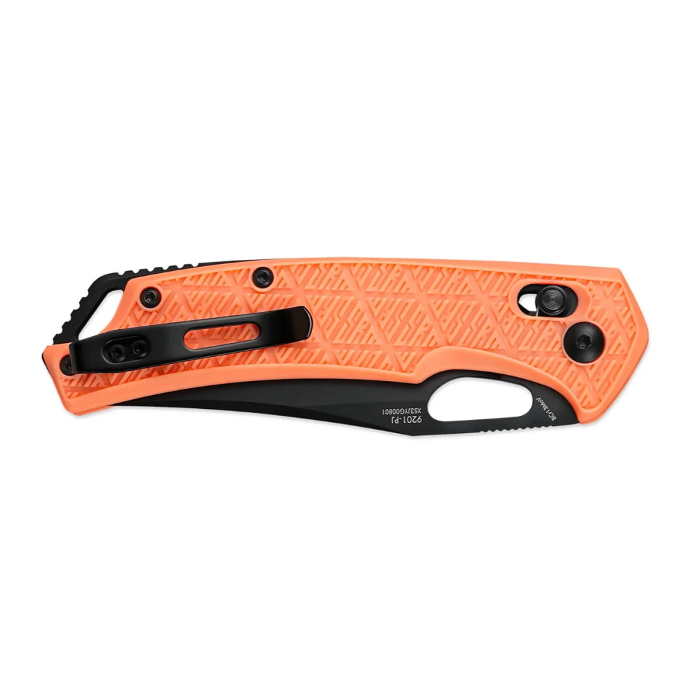 Нож складной SRM 9201-PJ Retriever Black (8Cr13MoV, Orange FRN)