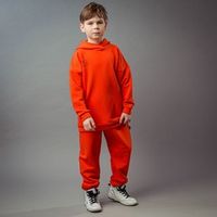 Джоггеры "Bb team" Яркий коралл подростковые облегченные