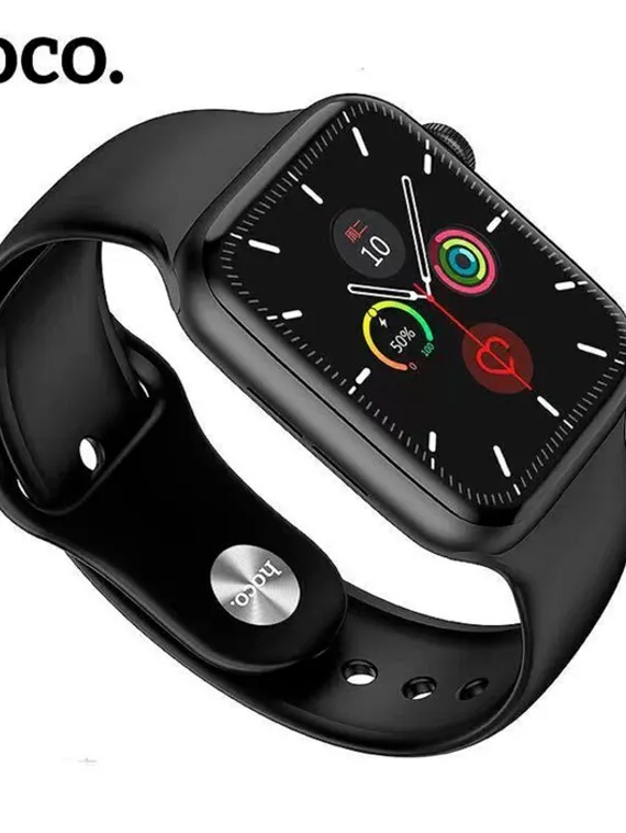 Смарт-часы Hoco Y1, 1.75", 320х385, IP68, BT3.0+4.0, 230 мАч,поддержка вызова,шагомер,черные