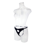 Трусы для страпона с универсальным креплением Universal Love Rider Luxe Harness (Цвет: черный)