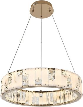 Люстра подвесная LED 60W 2800К-6500К 4015/03/06P золото Cherruti Stilfort