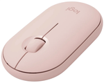 Беспроводная компактная мышь Logitech Pebble M350, светло-розовый