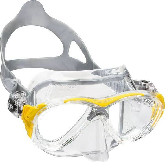 Маска Cressi Eyes Evolution Crystal желтая