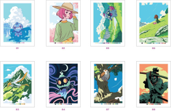 Раскраска по номерам Coloriages mysteres Disney Mangas, раскраска Дисней Манго / 9782376715351