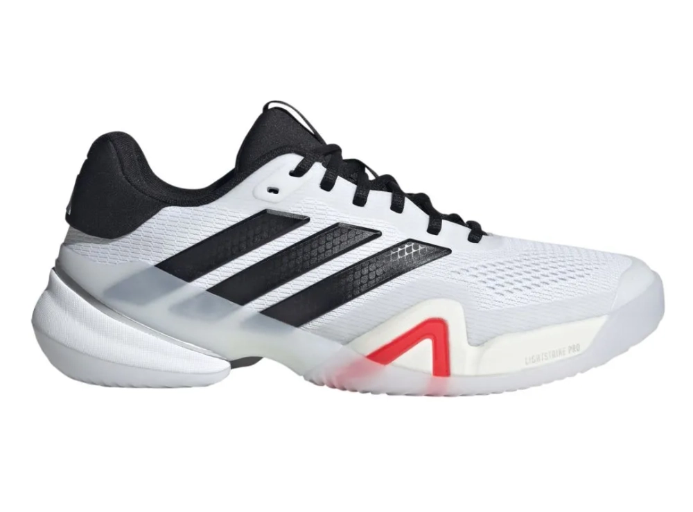Теннисные кроссовки Adidas Barricade 14 M - cloud white/core black/lucid red