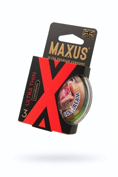 Презервативы Maxus Sensitive ультратонкие в пластиковом кейсе 3 шт
